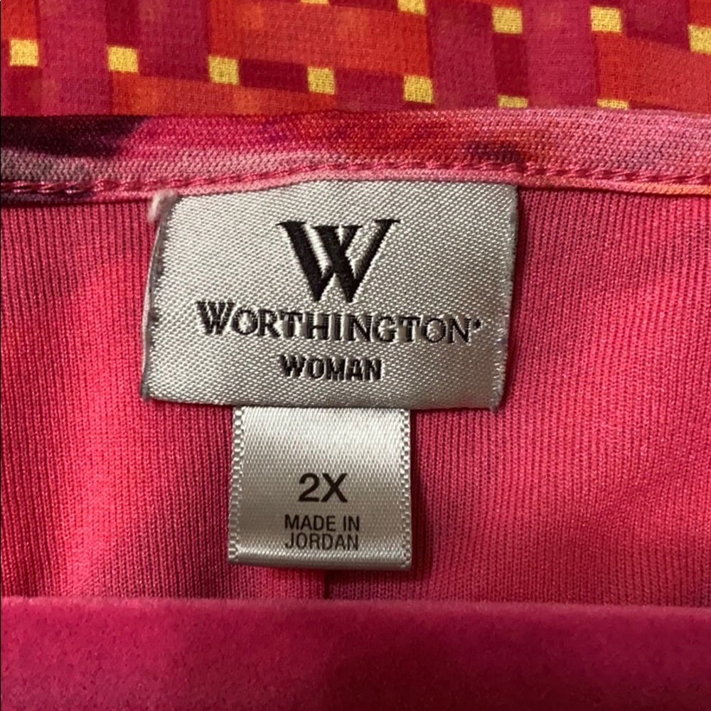 Pink pattern blouse - Picture 4 of 5